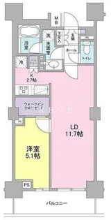 クオリア千代田御茶ノ水【2階】の間取り