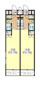 メゾンドマム【3階】の間取り