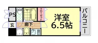 プレサンス難波リバーオアシス【11階】の間取り