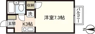 フォブール鍵村 B棟【1階】の間取り