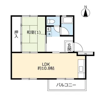 UR西上尾第二【2階】の間取り