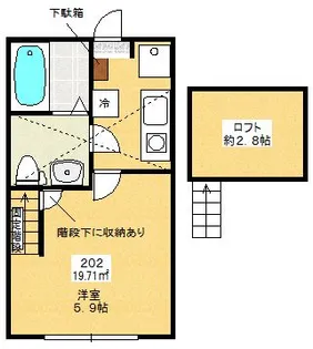 ル ヴァンベール【2階】の間取り