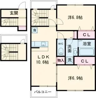 Famille Sayano【3階】の間取り