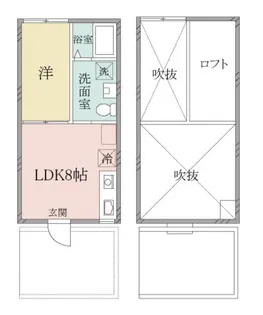 ルシェリアA棟【2階】の間取り