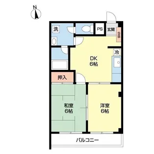 森田エクセレンス本八幡【4階】の間取り