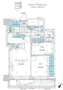ザ・パークワンズ三軒茶屋【5階】の間取り