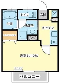 アパートメントハウス京口【1階】の間取り