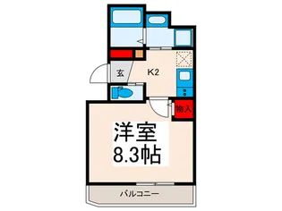 レピュア西尾久レジデンス【3階】の間取り