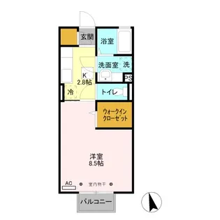 D-ROOMアンテナート106【1階】の間取り