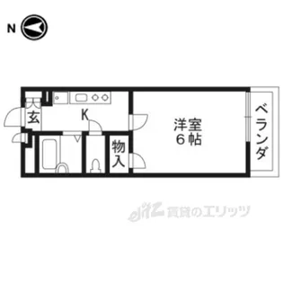 レオパレス三井田2【1階】の間取り