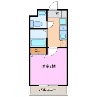 ヘプタハウス【1階】の間取り