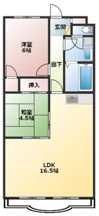レナジア神領【3階】の間取り