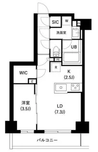 ザ・レジデンス三ノ輪II【4階】の間取り