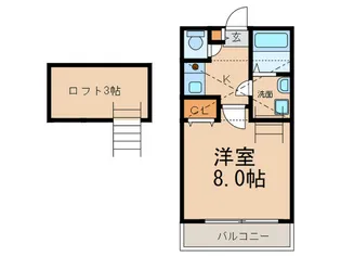 セレスト仲原【2階】の間取り