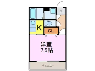 Dear【2階】の間取り