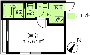ジョイフルオークラNo.52【2階】の間取り
