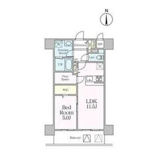 ハイドランジア東別院【4階】の間取り