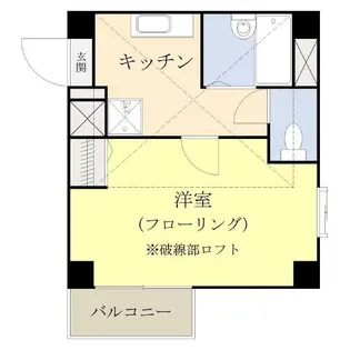 クイーンズコート【2階】の間取り