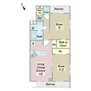Pal Tone【1階】の間取り