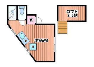 コーポ青木第7【2階】の間取り