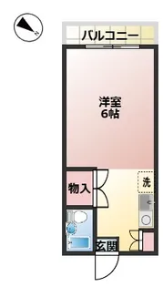 アーバンハイツ西八王子【2階】の間取り