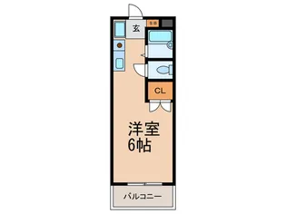 ヴィラ六甲【1階】の間取り