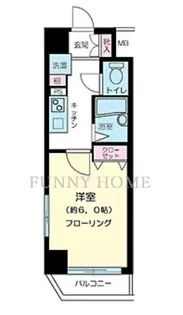 シンシア明大前【6階】の間取り
