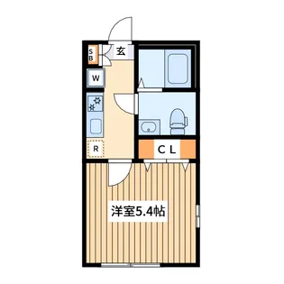 岩井テラス【1階】の間取り