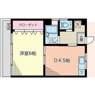 ハイツ徳司【3階】の間取り