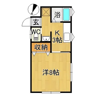 ミーツホイザァ高田【2階】の間取り