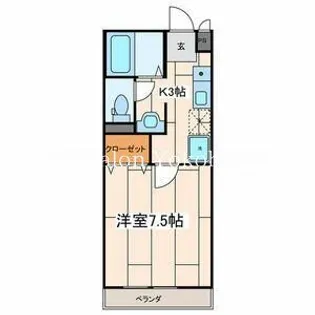 ホーリーウィスタリア【2階】の間取り