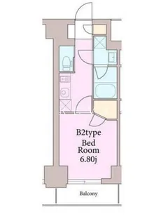 リージア曙橋【8階】の間取り