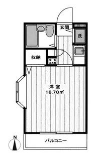 アメニティ93【6階】の間取り