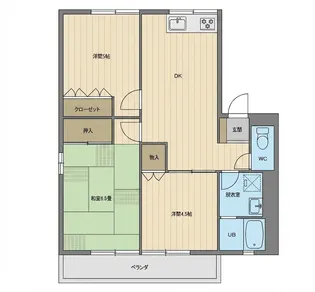 ハミングバードレトア【2階】の間取り