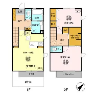 オーシャンズ IIの間取り