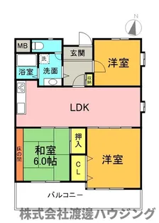 シェリール江坂【4階】の間取り