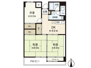 サンシャイン菊平ビル【4階】の間取り