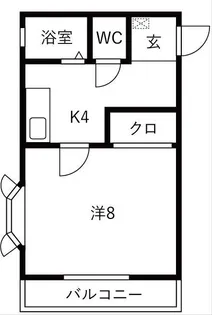 ドエルKM II【2階】の間取り