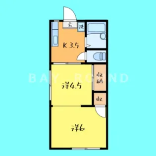 スプリングハイツ【2階】の間取り