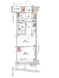 ハーモニーレジデンス神楽坂ヒルズsecond【5階】の間取り