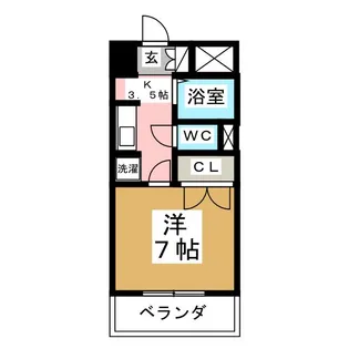 KYハウス【4階】の間取り