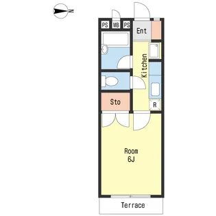 カーサ パッセロ【1階】の間取り