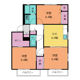 さくら A【2階】の間取り