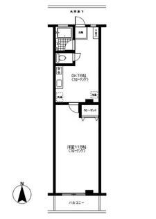 グリーンマンション【1階】の間取り