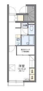 レオパレスシャルムII【1階】の間取り