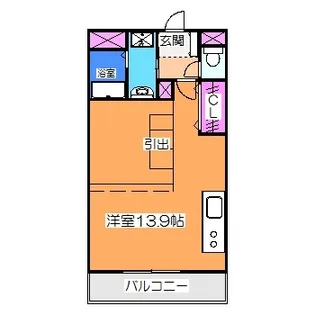 サンフォレスト成和【1階】の間取り