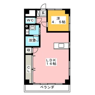 第3フクマルビル【7階】の間取り