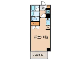 アトラス江戸川アパ-トメント【6階】の間取り