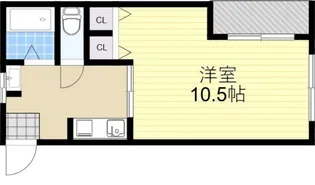 山之内サンハイツ【2階】の間取り
