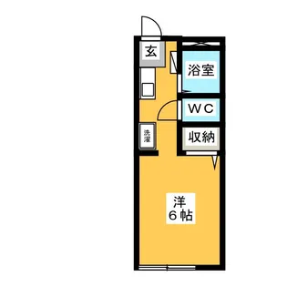 びわの木ハイツ【1階】の間取り